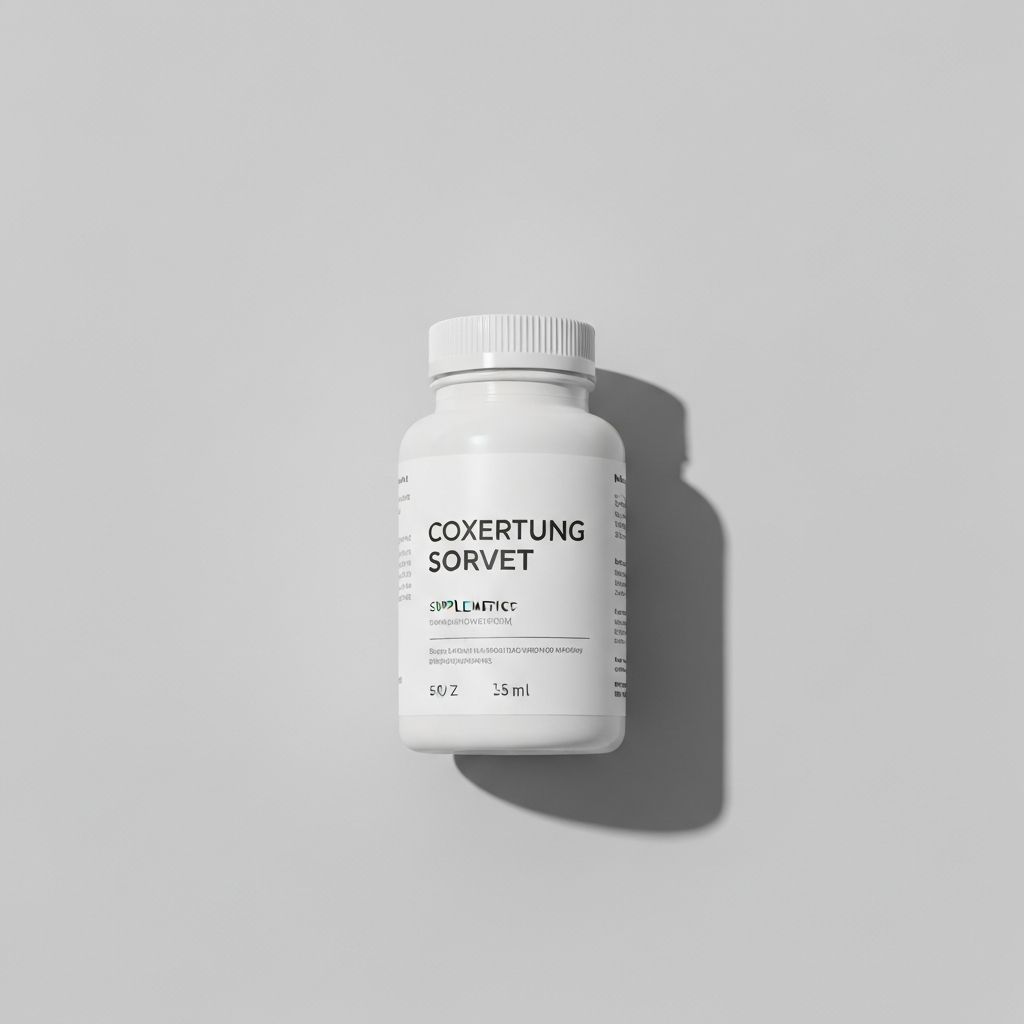 Featured supplement capsule bottle