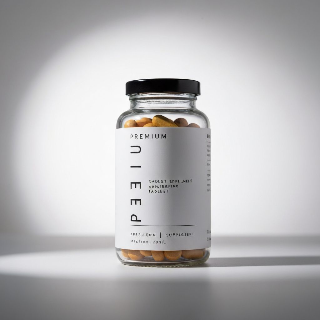 Tablet bottle supplement container